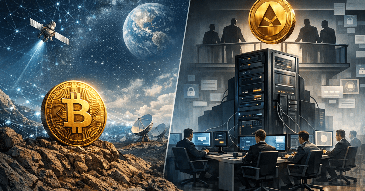 Editorial Bitcoin image about decentralization and monetary sovereignty